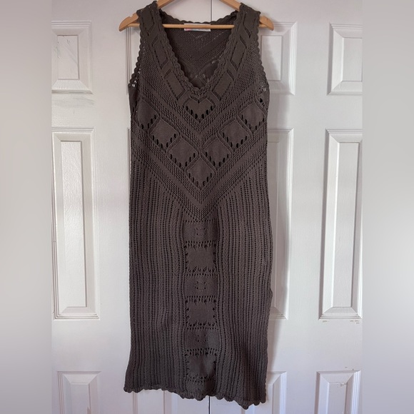 Free People Beach Santorini Fauxchet Sweater Dress - Picture 3 of 15